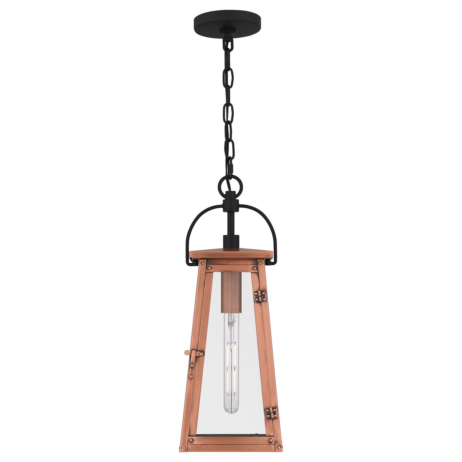 Quoizel - CLN1507AC - One Light Mini Pendant - Carolina - Aged Copper