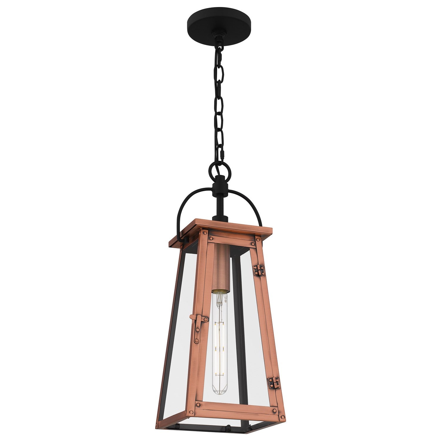 Quoizel - CLN1507AC - One Light Mini Pendant - Carolina - Aged Copper