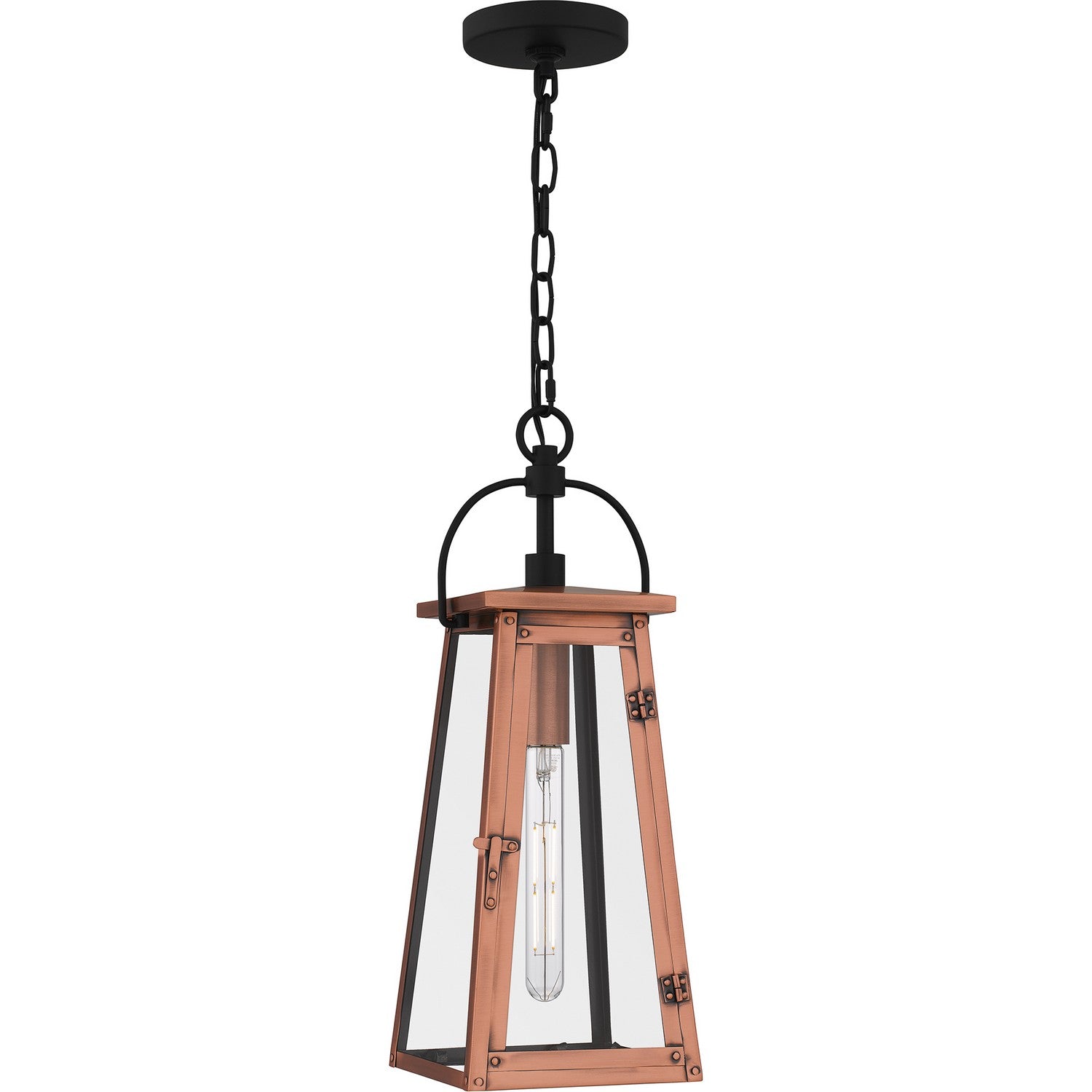 Quoizel - CLN1507AC - One Light Mini Pendant - Carolina - Aged Copper