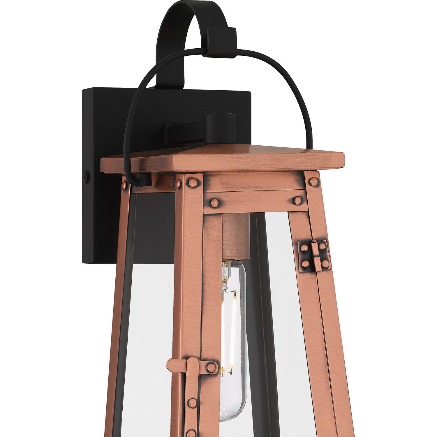 Quoizel - CLN8405AC - One Light Outdoor Wall Mount - Carolina - Aged Copper