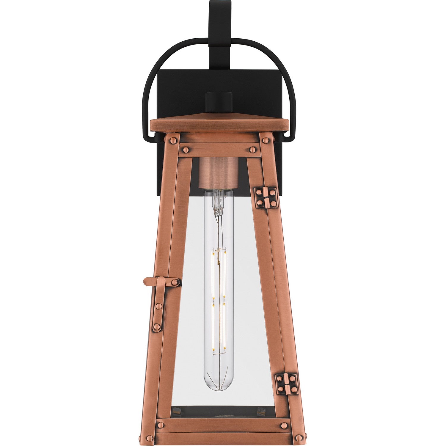 Quoizel - CLN8406AC - One Light Outdoor Wall Mount - Carolina - Aged Copper