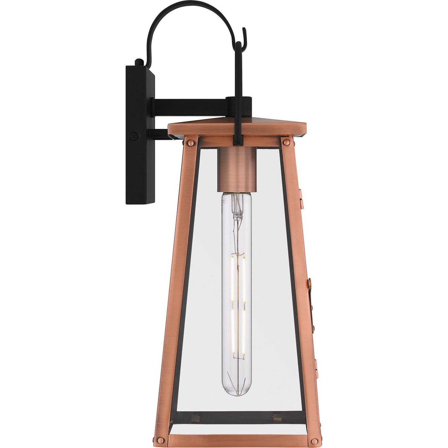 Quoizel - CLN8406AC - One Light Outdoor Wall Mount - Carolina - Aged Copper