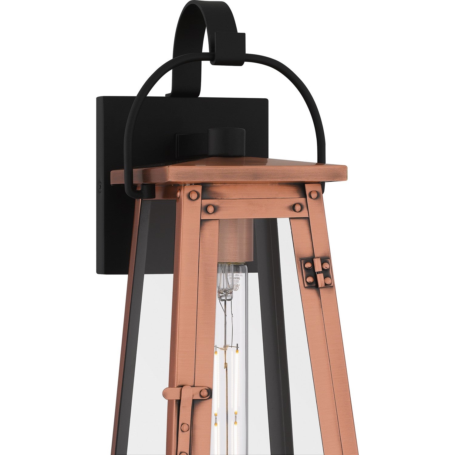 Quoizel - CLN8406AC - One Light Outdoor Wall Mount - Carolina - Aged Copper
