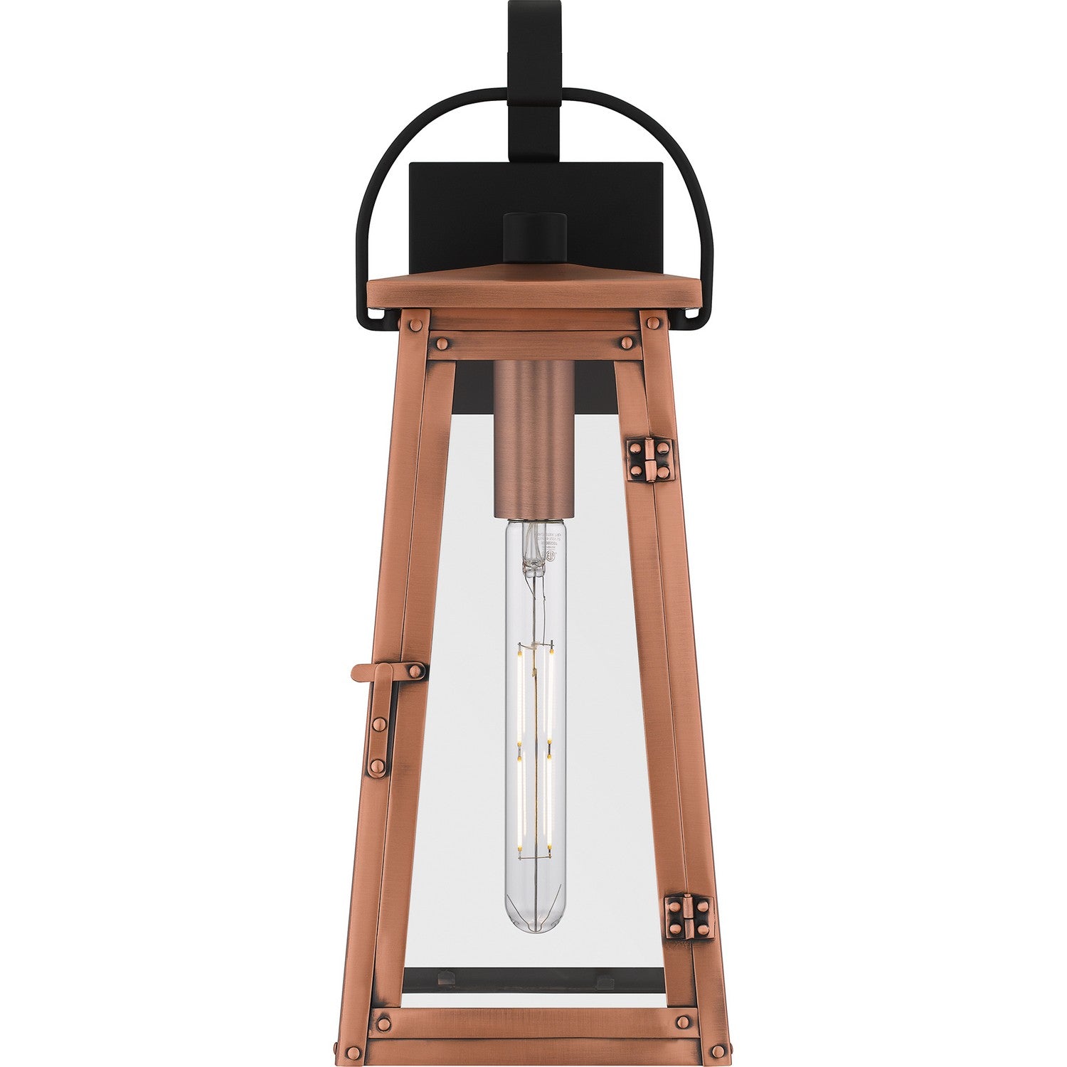 Quoizel - CLN8407AC - One Light Outdoor Wall Mount - Carolina - Aged Copper