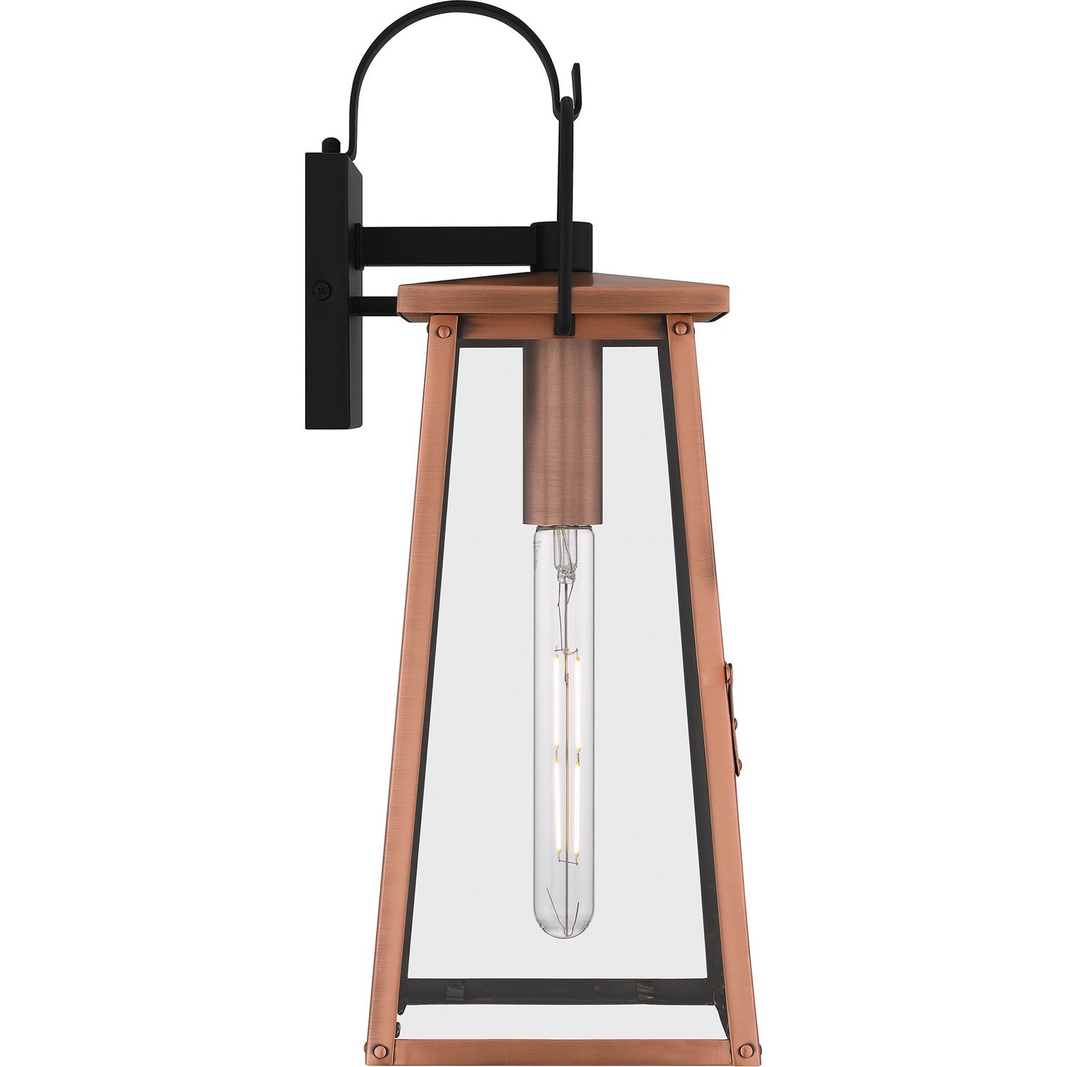 Quoizel - CLN8407AC - One Light Outdoor Wall Mount - Carolina - Aged Copper