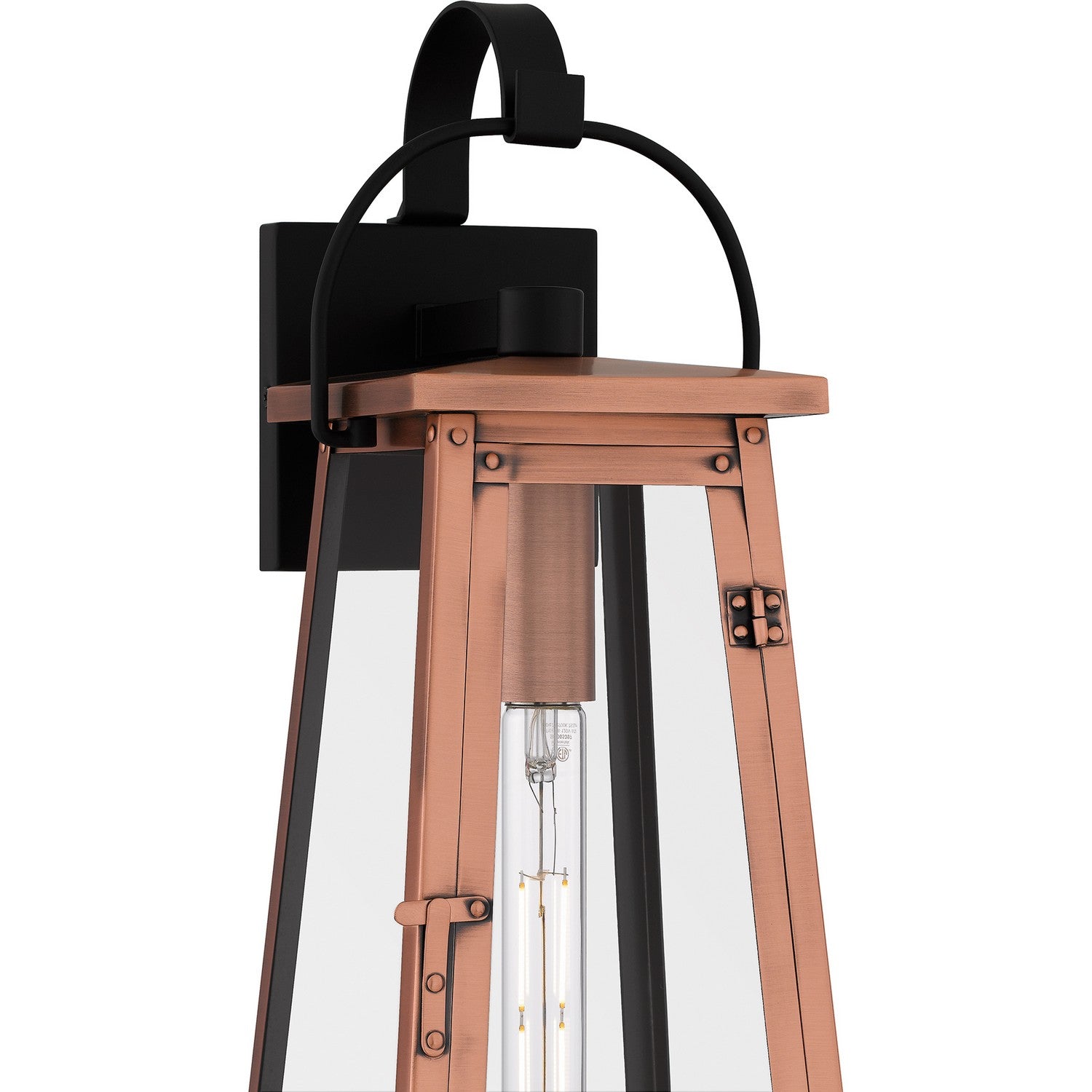 Quoizel - CLN8407AC - One Light Outdoor Wall Mount - Carolina - Aged Copper