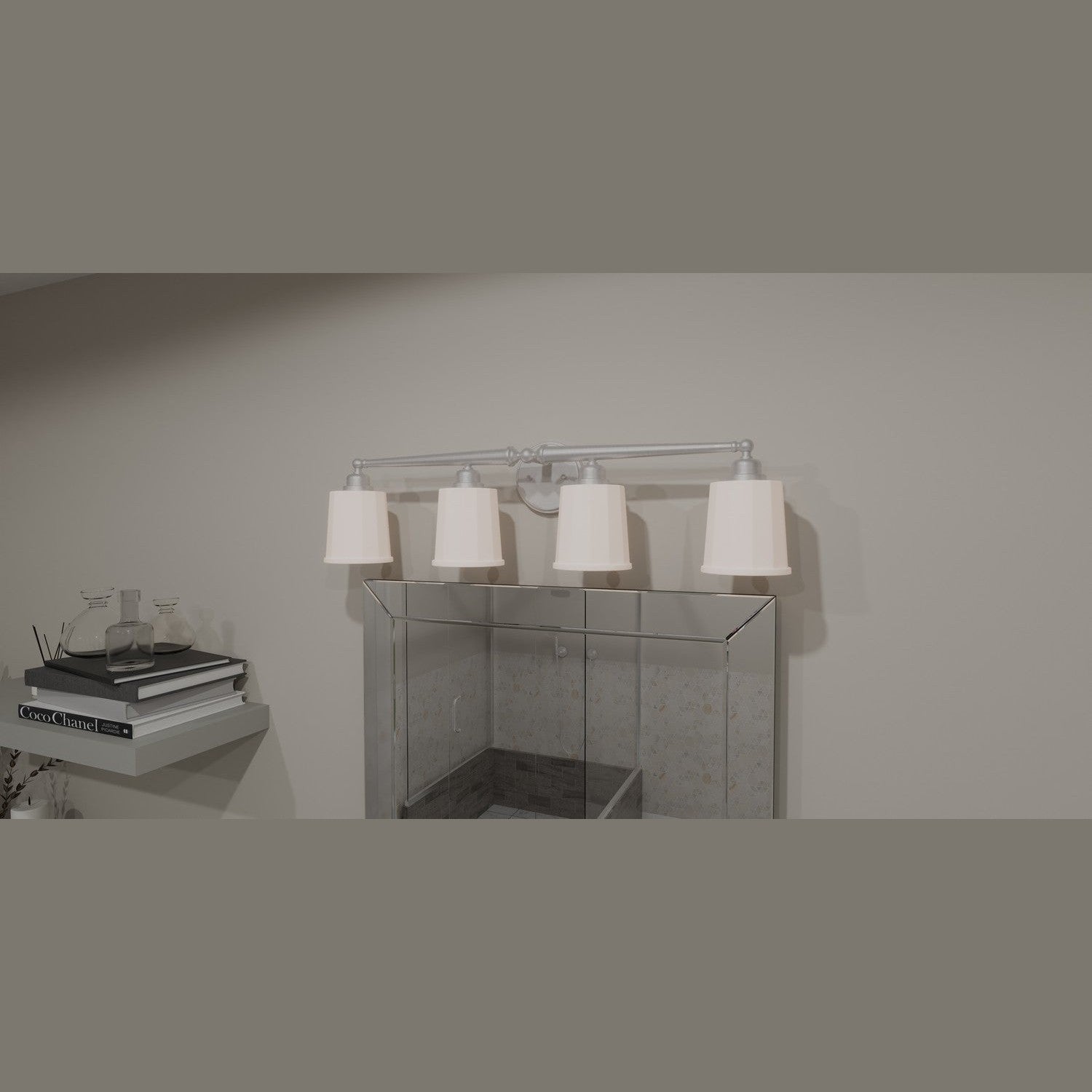Quoizel - CEC8632BN - Four Light Bath - Cecilia - Brushed Nickel