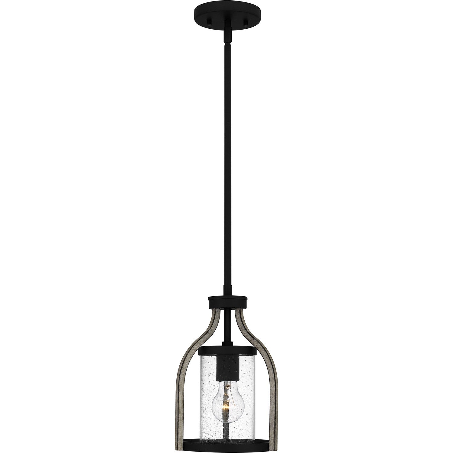 Quoizel - CNE1508MBK - One Light Mini Pendant - Cornelia - Matte Black