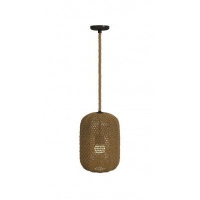 Avenue Lighting - HF1005-RP - One Light Pendant - Malibu - natural Hemp Rope
