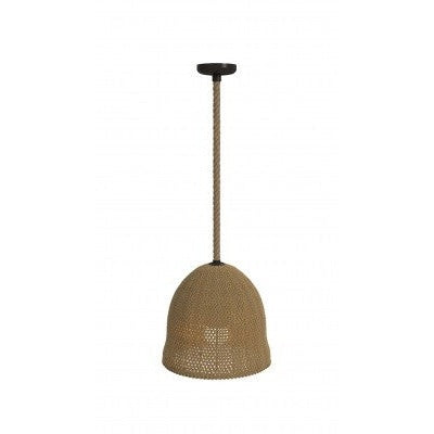 Avenue Lighting - HF1006-RP - One Light Pendant - Malibu - natural Hemp Rope