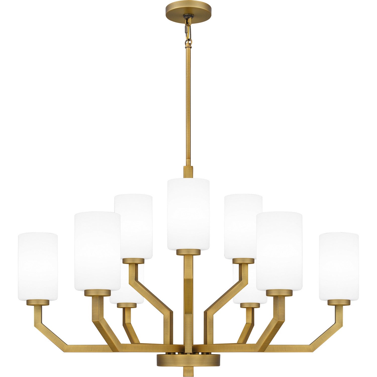 Quoizel - CVR5034AB - Nine Light Chandelier - Cavalier - Aged Brass