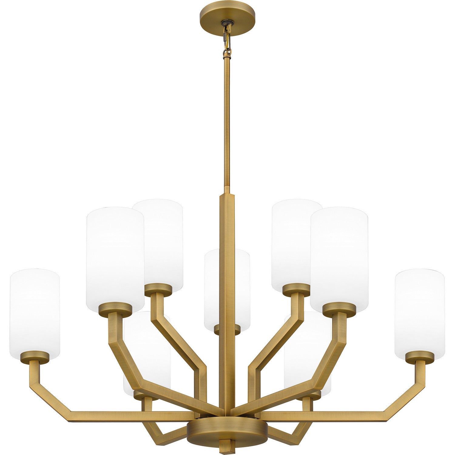 Quoizel - CVR5034AB - Nine Light Chandelier - Cavalier - Aged Brass