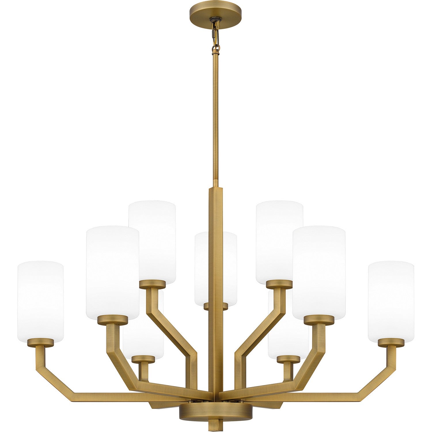 Quoizel - CVR5034AB - Nine Light Chandelier - Cavalier - Aged Brass