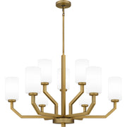Quoizel - CVR5034AB - Nine Light Chandelier - Cavalier - Aged Brass