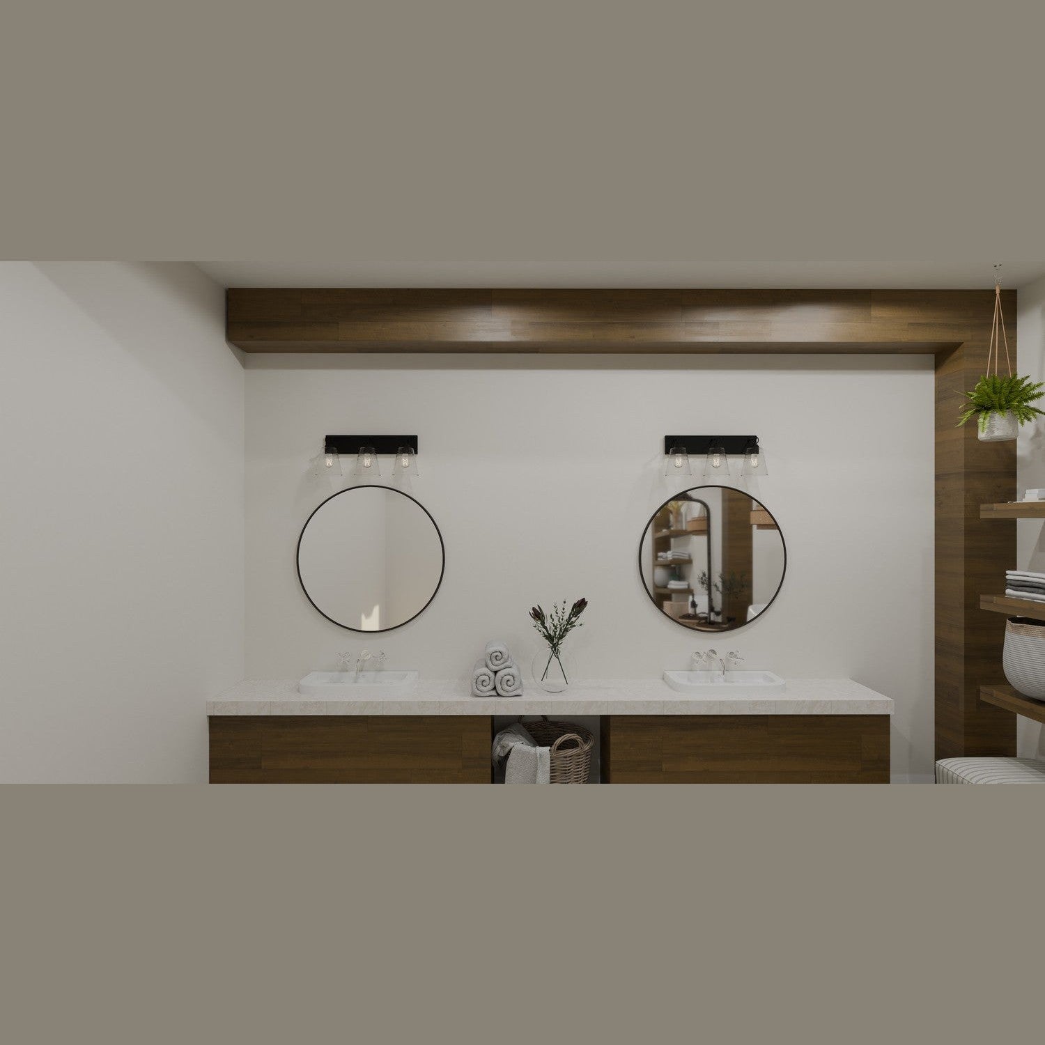 Quoizel - DAC8624EK - Three Light Bath - Dacosta - Earth Black