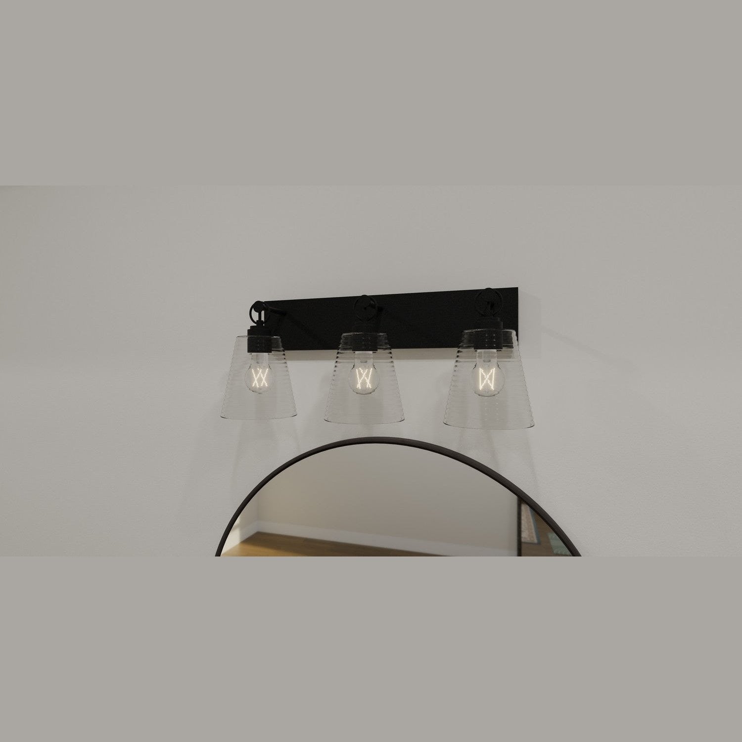 Quoizel - DAC8624EK - Three Light Bath - Dacosta - Earth Black