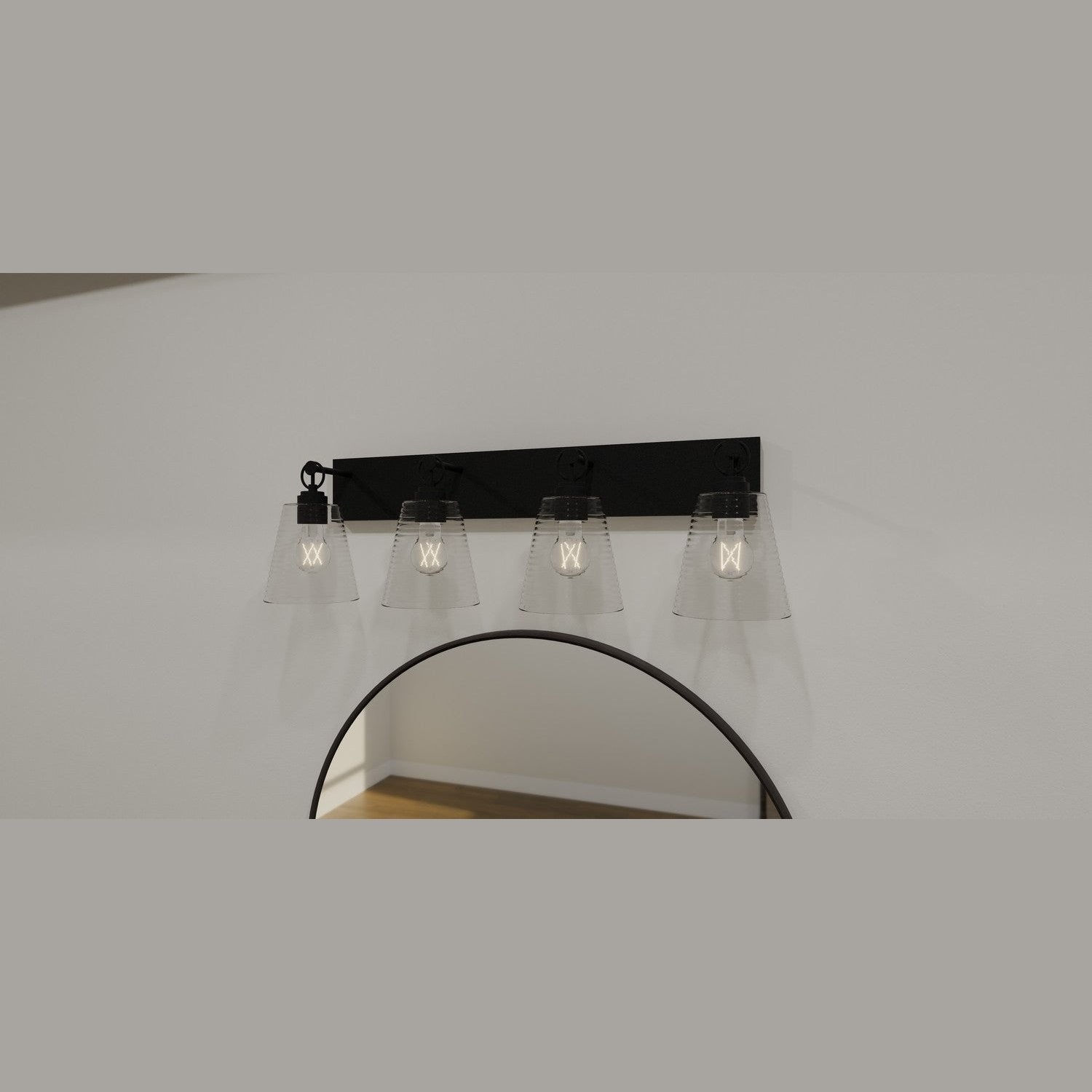 Quoizel - DAC8633EK - Four Light Bath - Dacosta - Earth Black