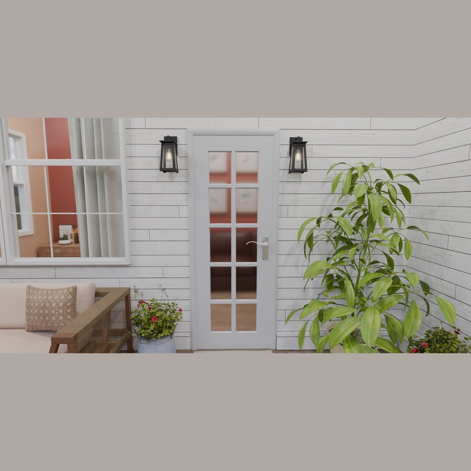 Quoizel - DCH8405MBK - One Light Outdoor Wall Mount - Drescher - Matte Black
