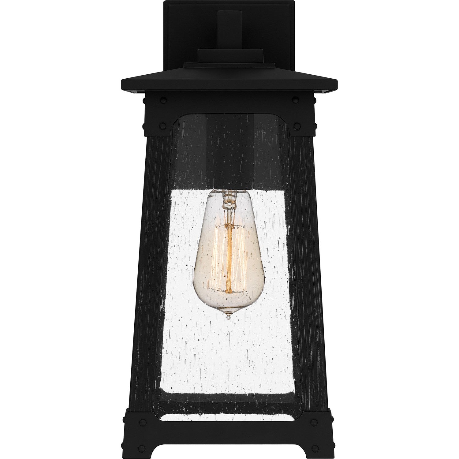 Quoizel - DCH8406MBK - One Light Outdoor Wall Mount - Drescher - Matte Black