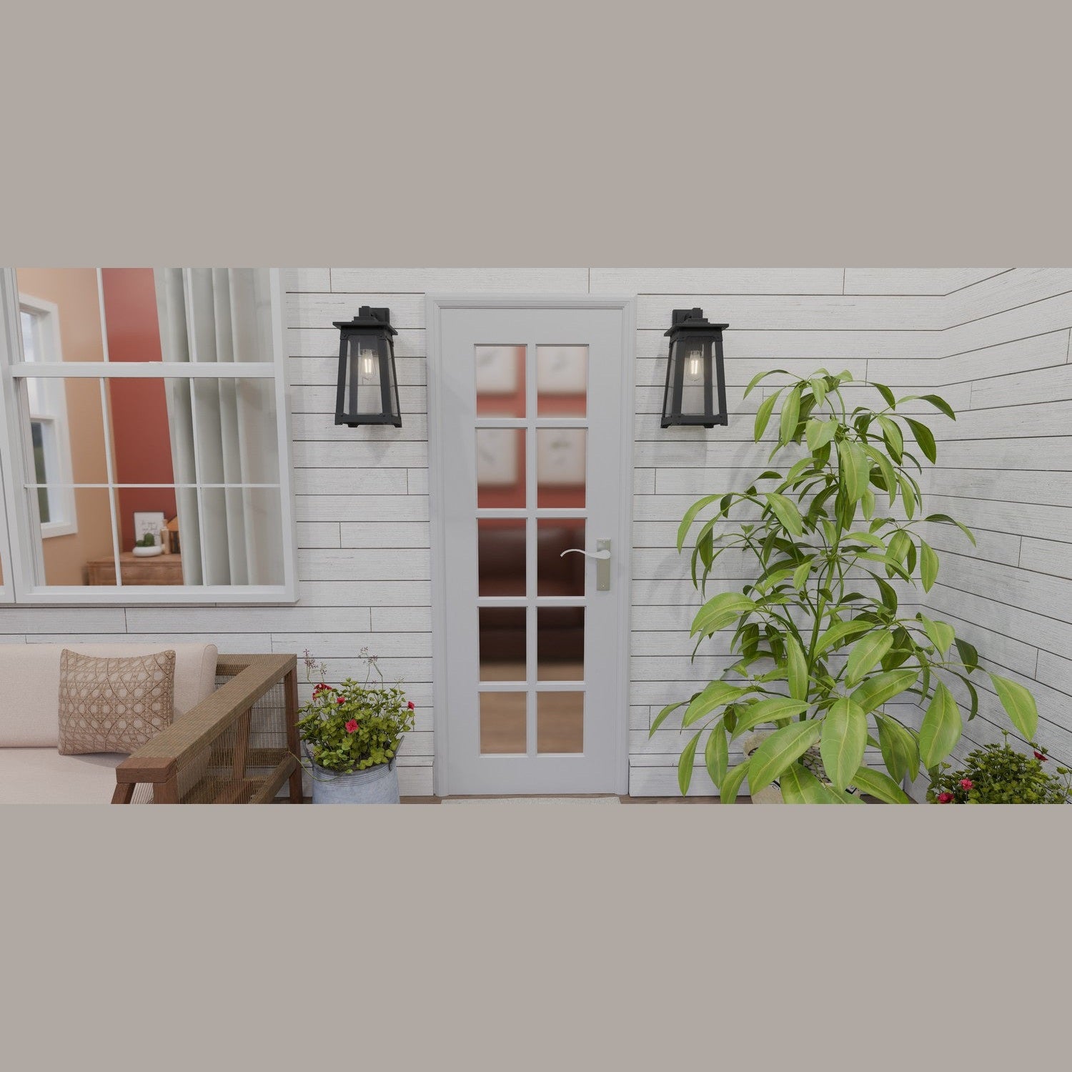 Quoizel - DCH8408MBK - One Light Outdoor Wall Mount - Drescher - Matte Black