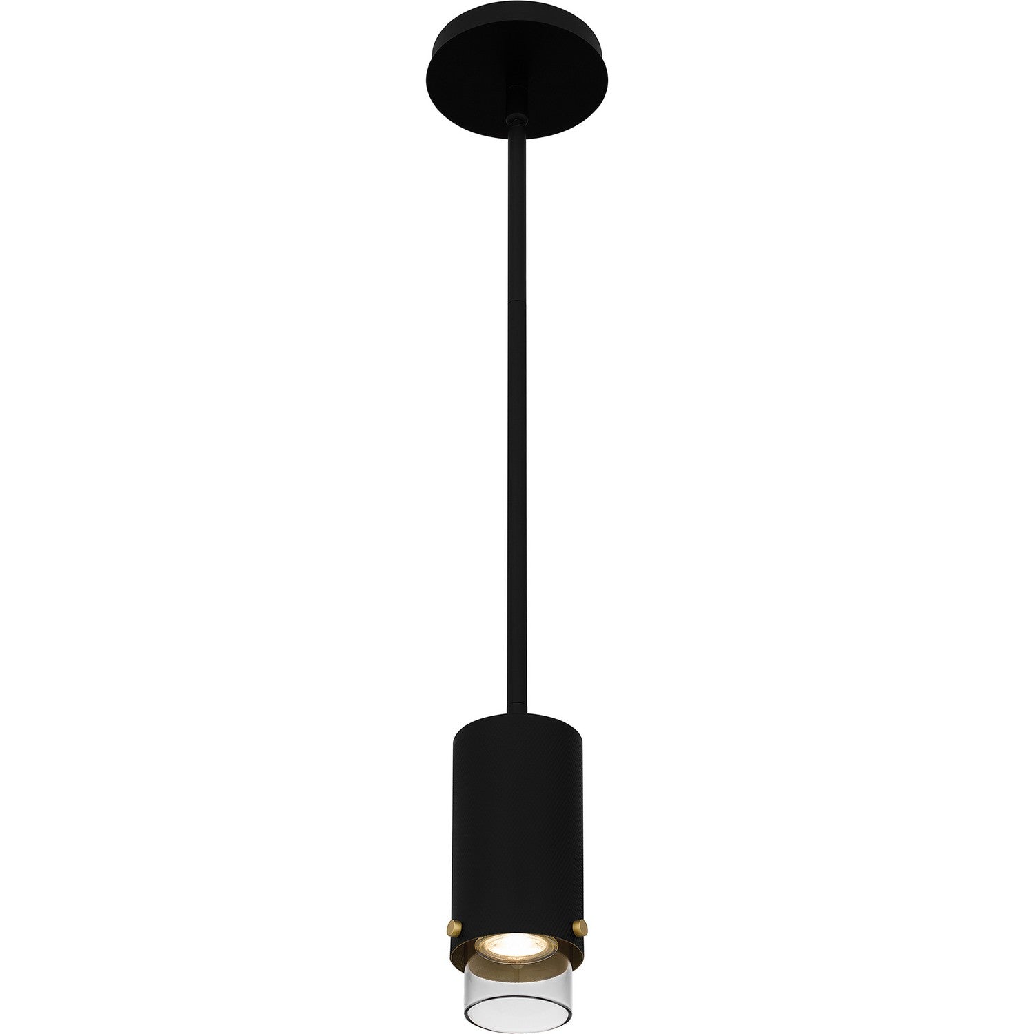 Quoizel - EIO1503MBK - One Light Mini Pendant - Elio - Matte Black
