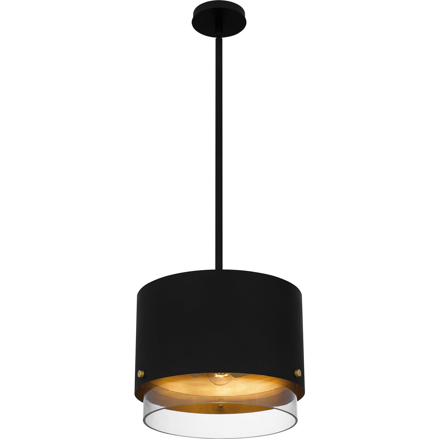 Quoizel - EIO1814MBK - Three Light Pendant - Elio - Matte Black