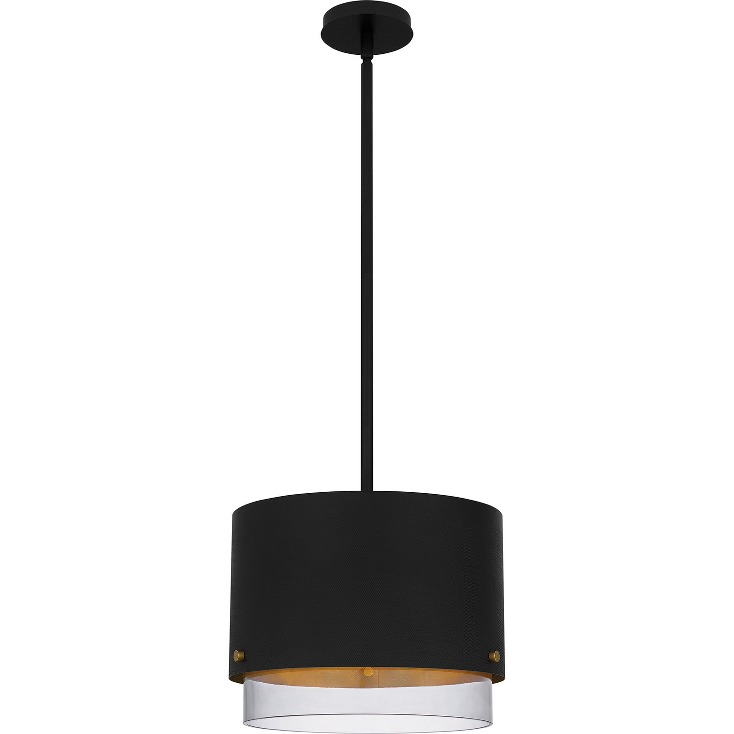 Quoizel - EIO1814MBK - Three Light Pendant - Elio - Matte Black