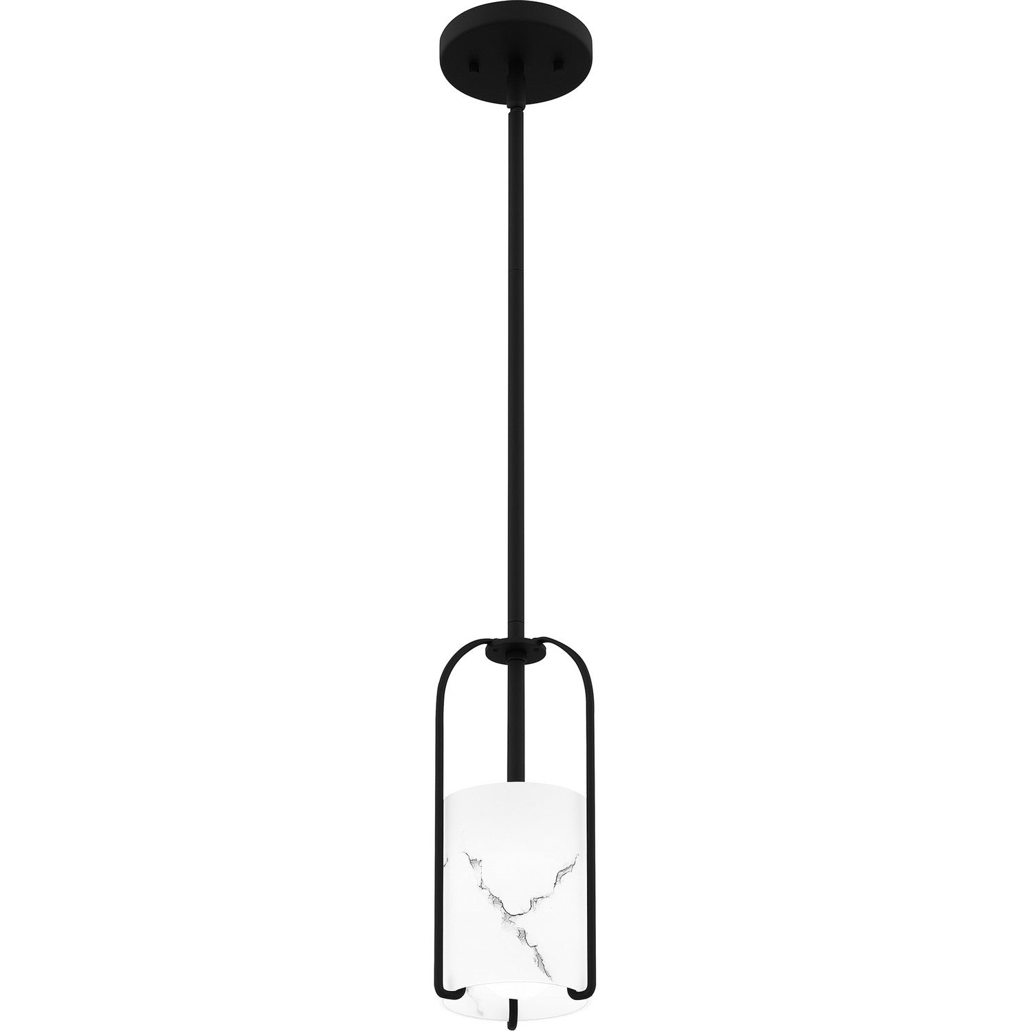 Quoizel - FRB1505MBK - One Light Mini Pendant - Fairbanks - Matte Black