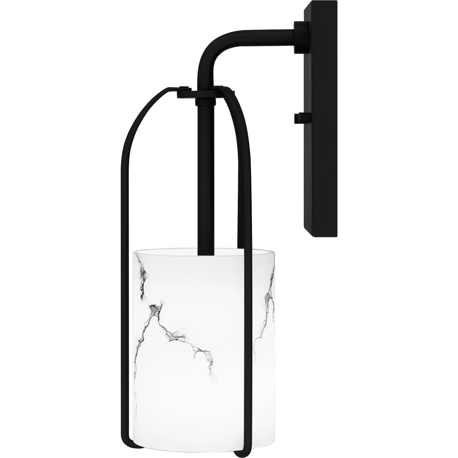 Quoizel - FRB8704MBK - One Light Wall Sconce - Fairbanks - Matte Black