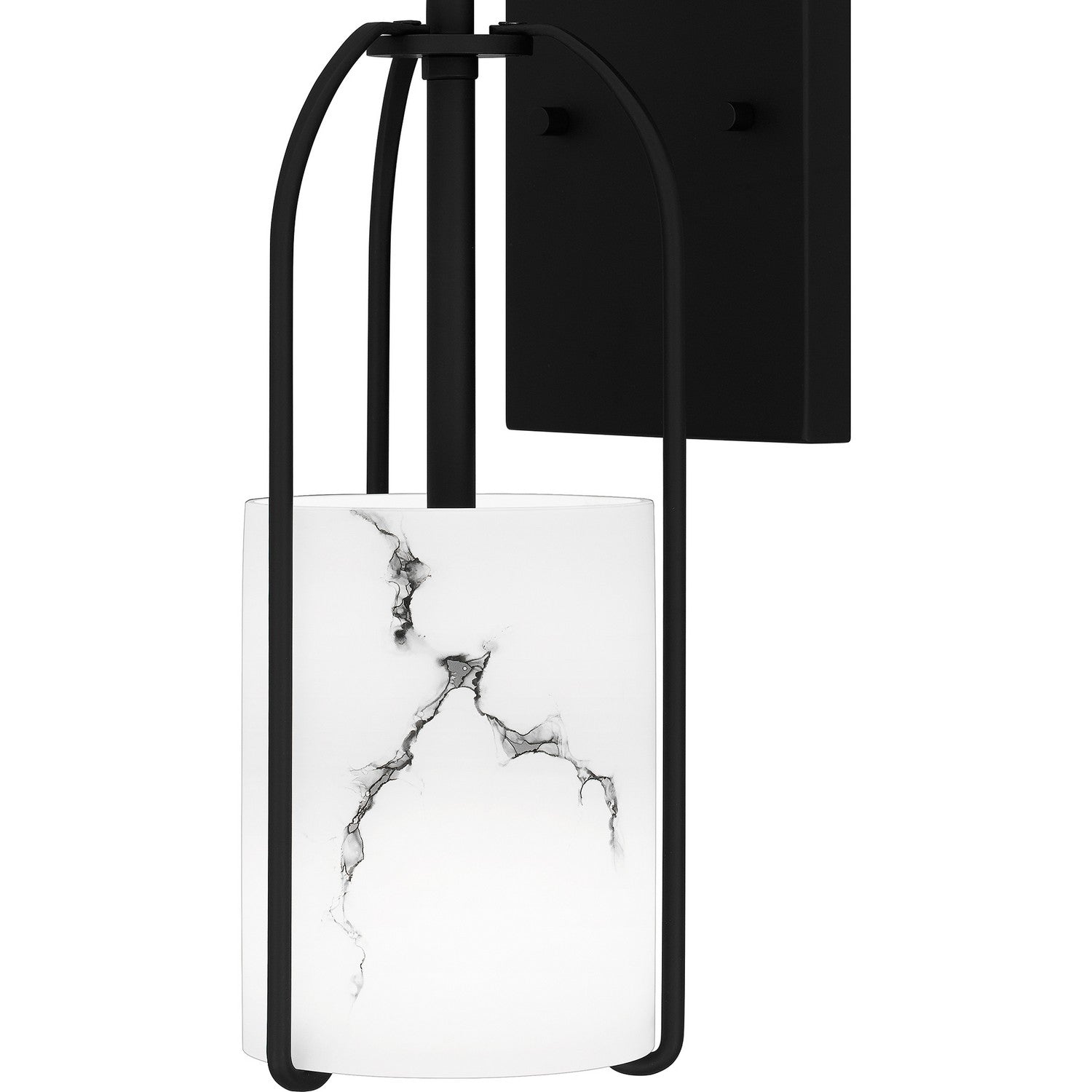Quoizel - FRB8704MBK - One Light Wall Sconce - Fairbanks - Matte Black