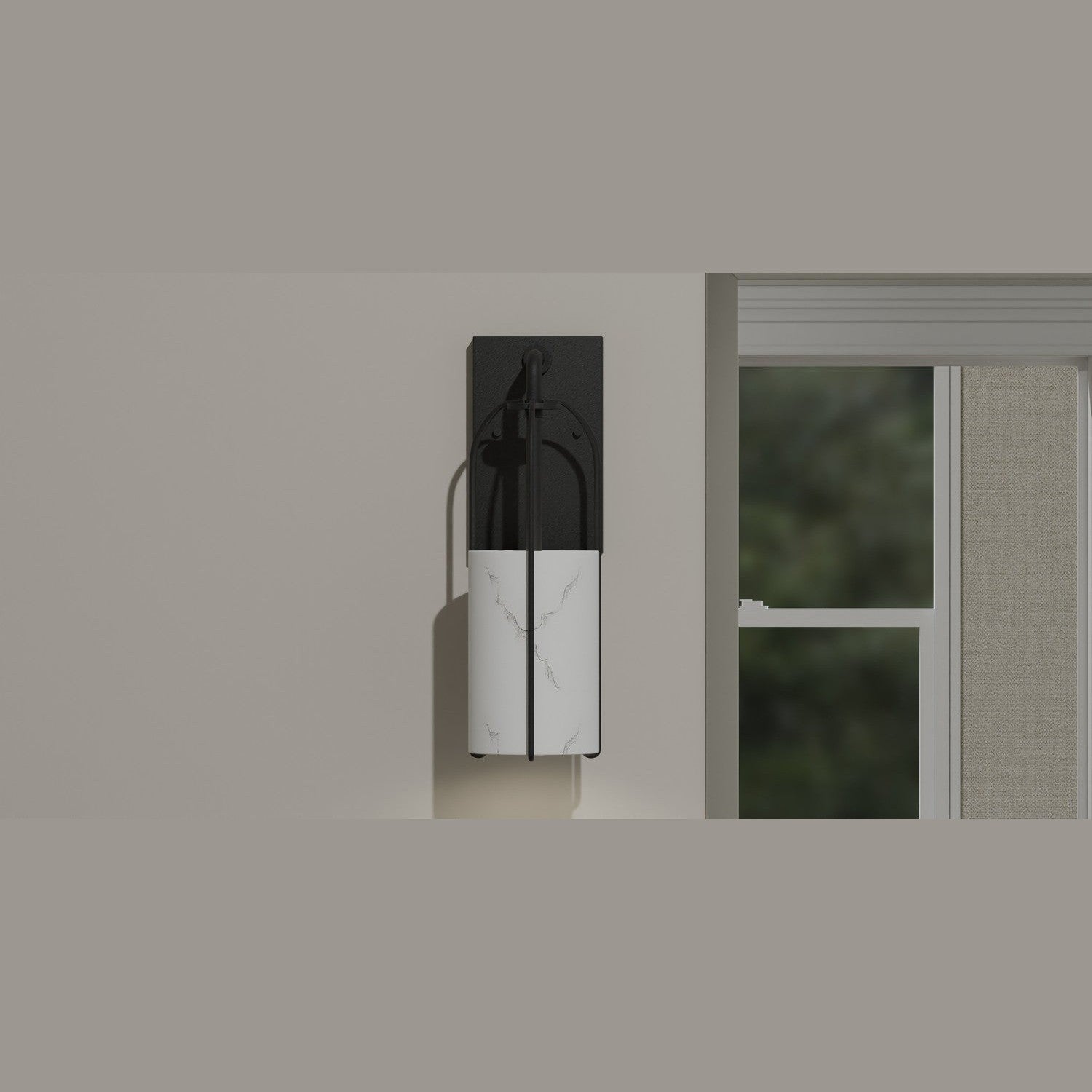 Quoizel - FRB8704MBK - One Light Wall Sconce - Fairbanks - Matte Black