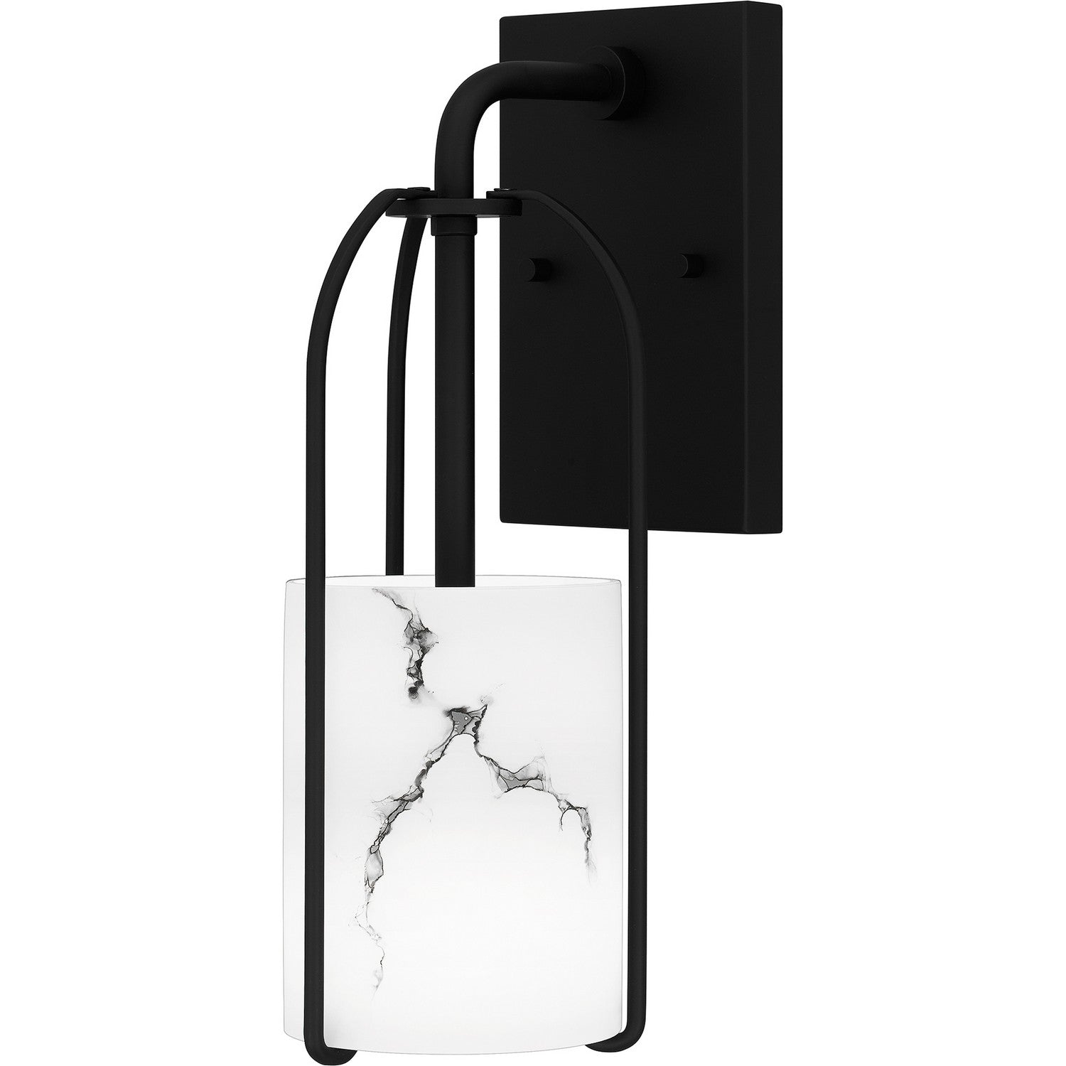 Quoizel - FRB8704MBK - One Light Wall Sconce - Fairbanks - Matte Black