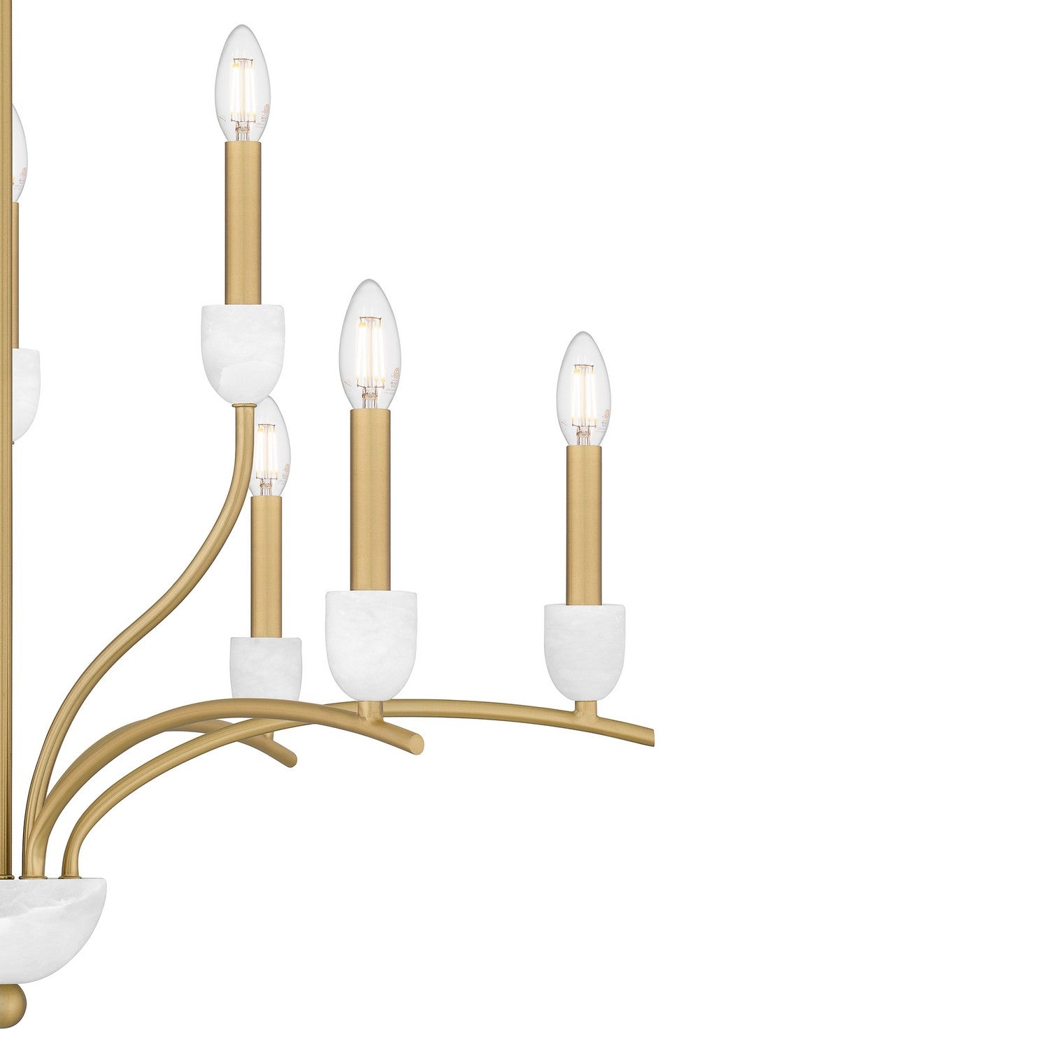 Quoizel - FRI5032AB - Nine Light Chandelier - Frida - Aged Brass