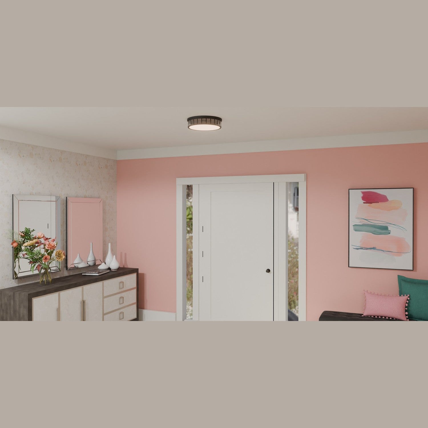 Quoizel - GIB1615MBK - LED Flush Mount - Gibson - Matte Black