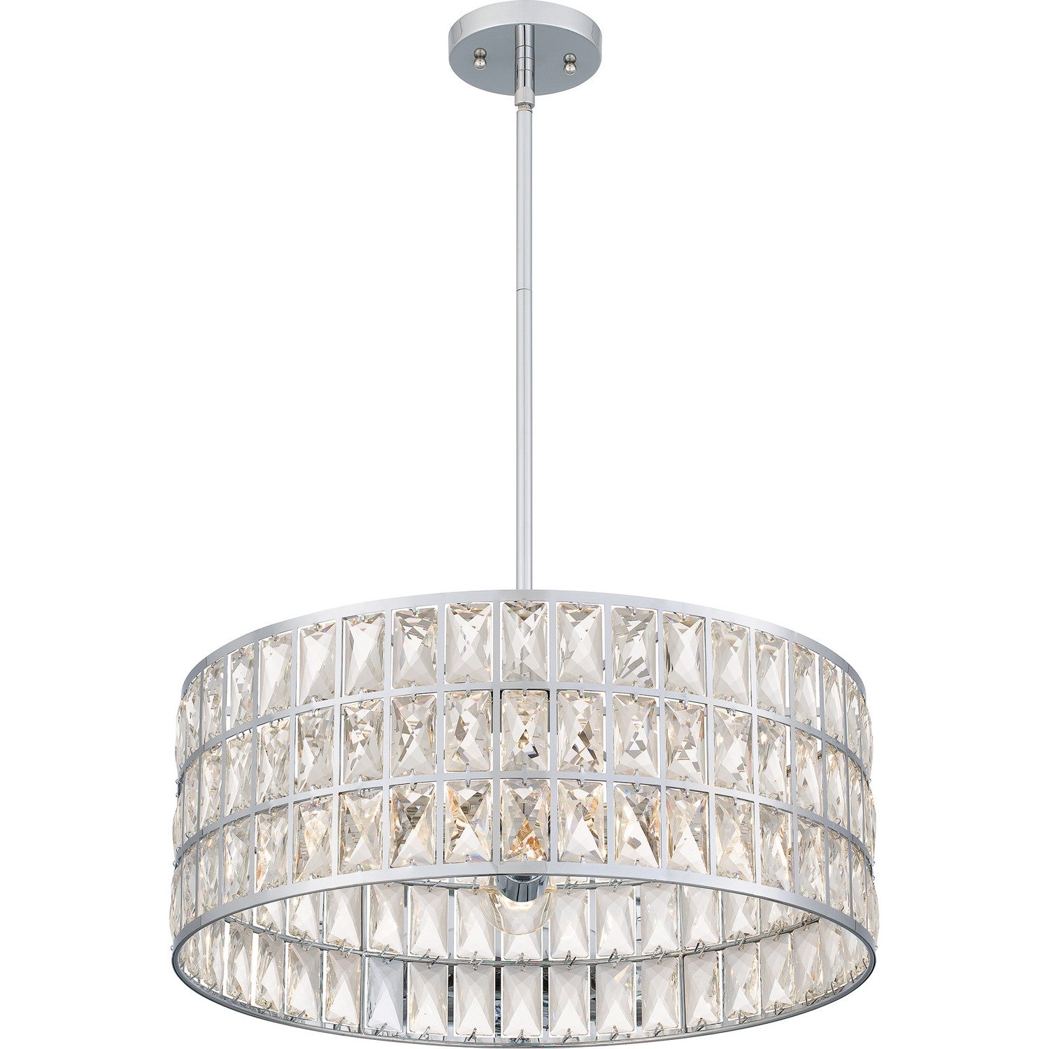 Quoizel - GIB2820C - Four Light Pendant - Gibson - Polished Chrome