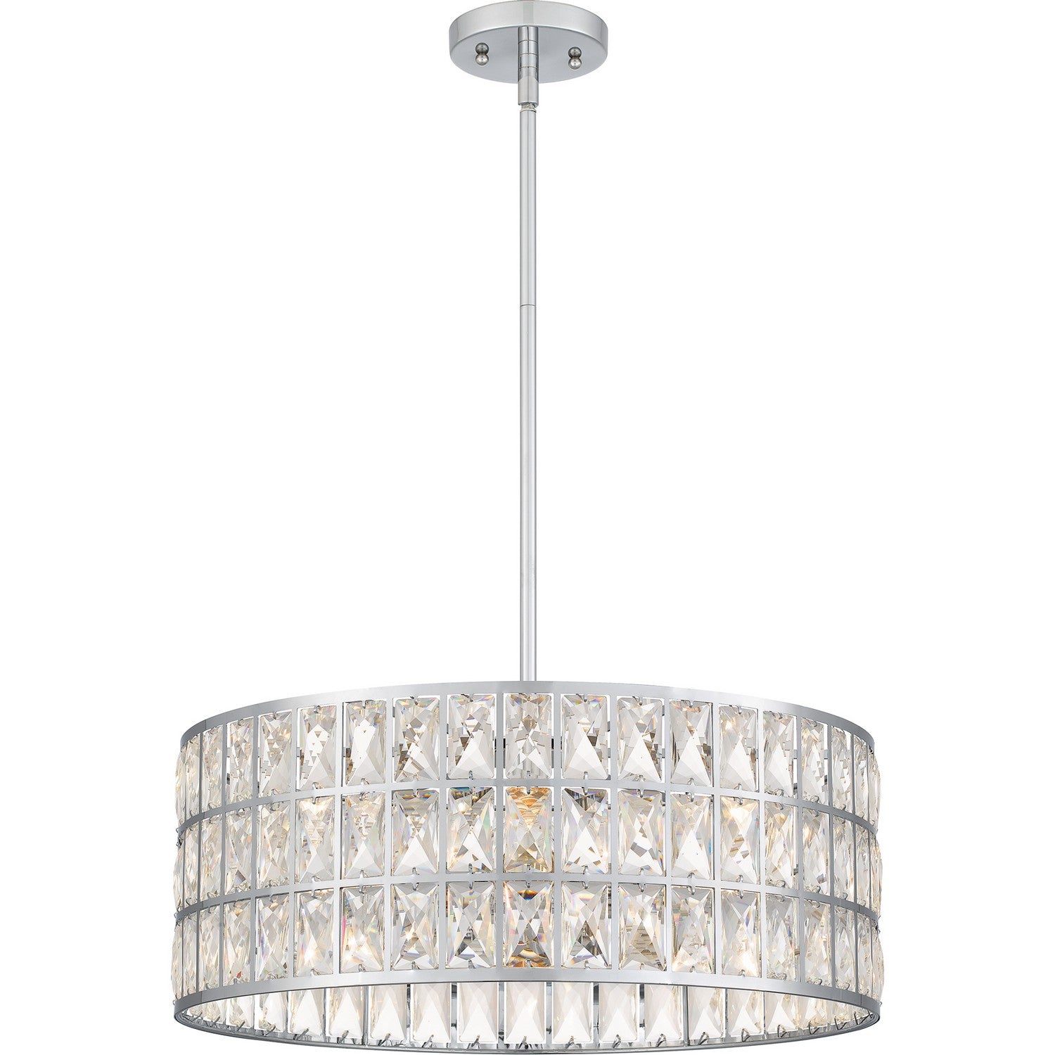 Quoizel - GIB2820C - Four Light Pendant - Gibson - Polished Chrome