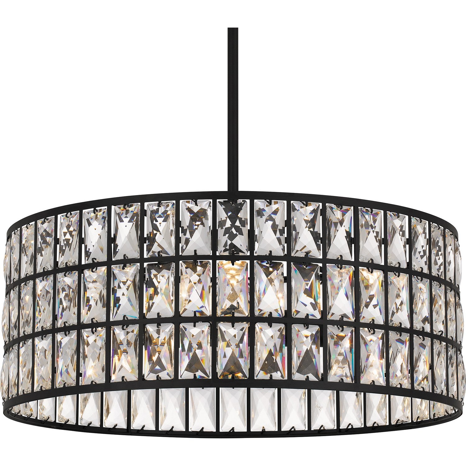 Quoizel - GIB2820MBK - Four Light Pendant - Gibson - Matte Black