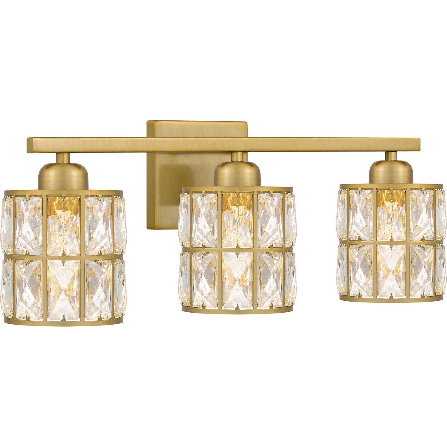 Quoizel - GIB8622AB - Three Light Bath - Gibson - Aged Brass