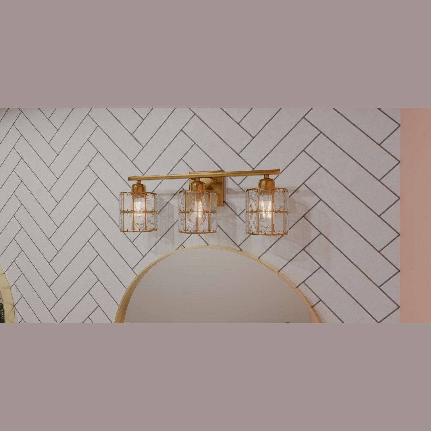 Quoizel - GIB8622AB - Three Light Bath - Gibson - Aged Brass