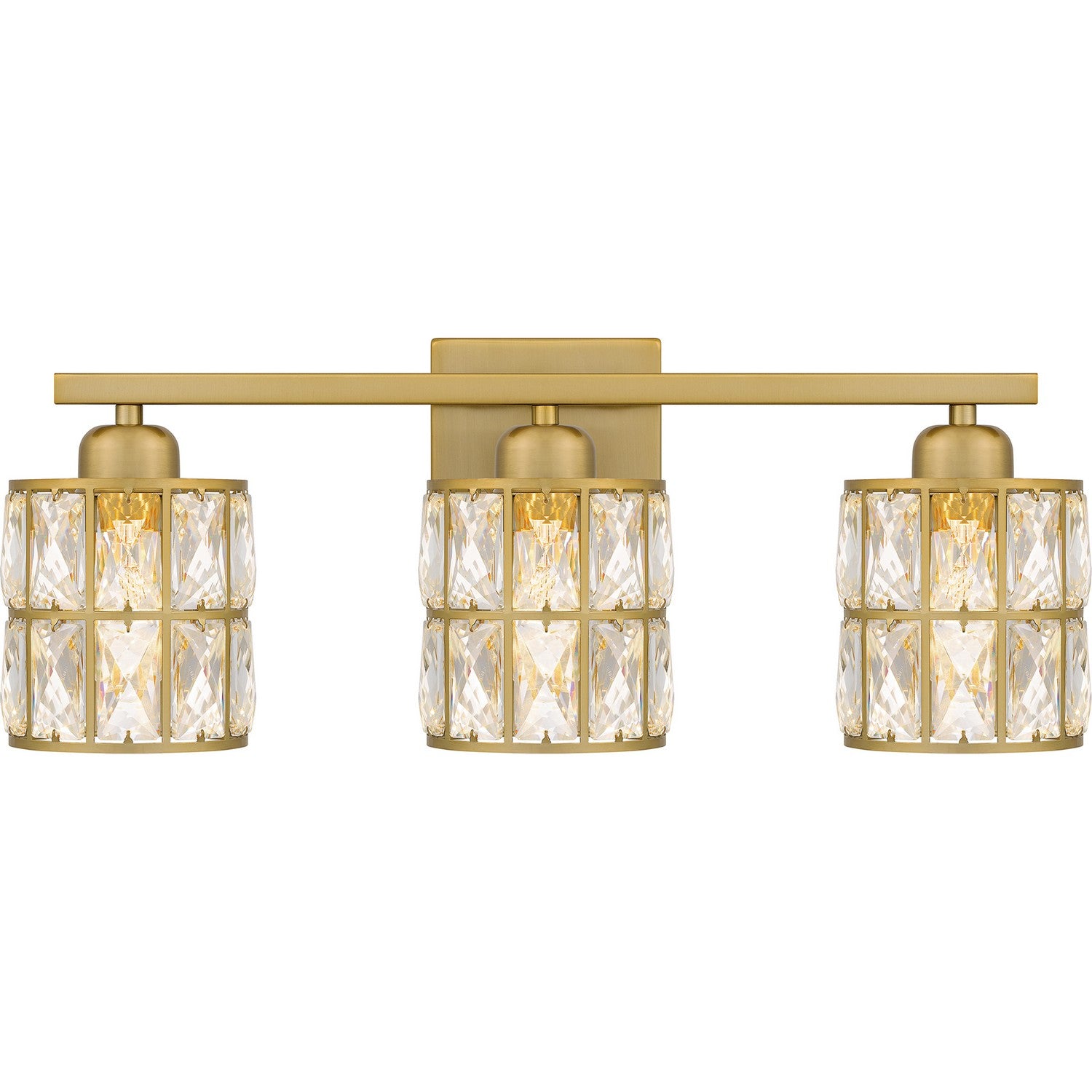 Quoizel - GIB8622AB - Three Light Bath - Gibson - Aged Brass