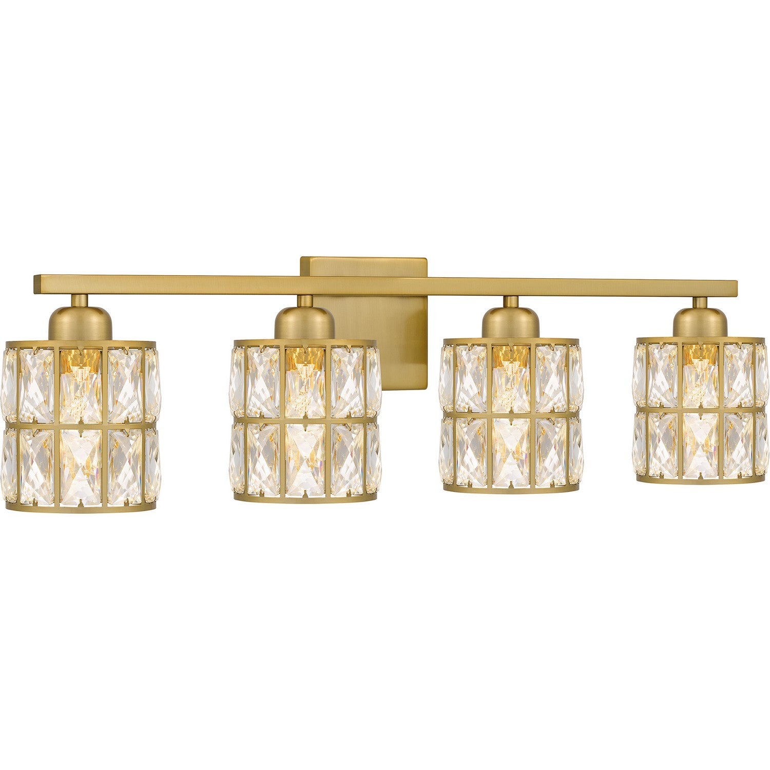 Quoizel - GIB8630AB - Four Light Bath - Gibson - Aged Brass