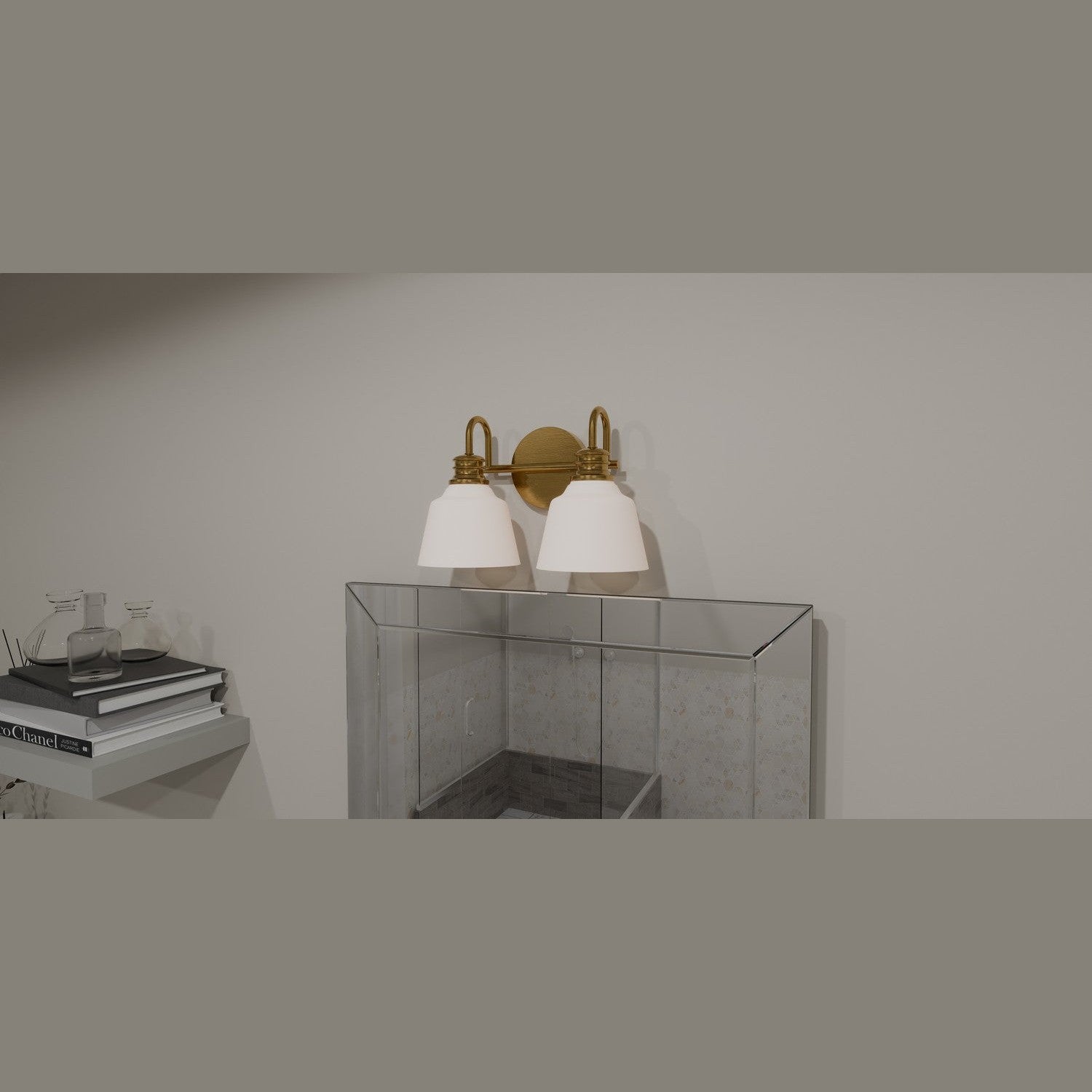 Quoizel - HIN8614AB - Two Light Bath - Hinton - Aged Brass
