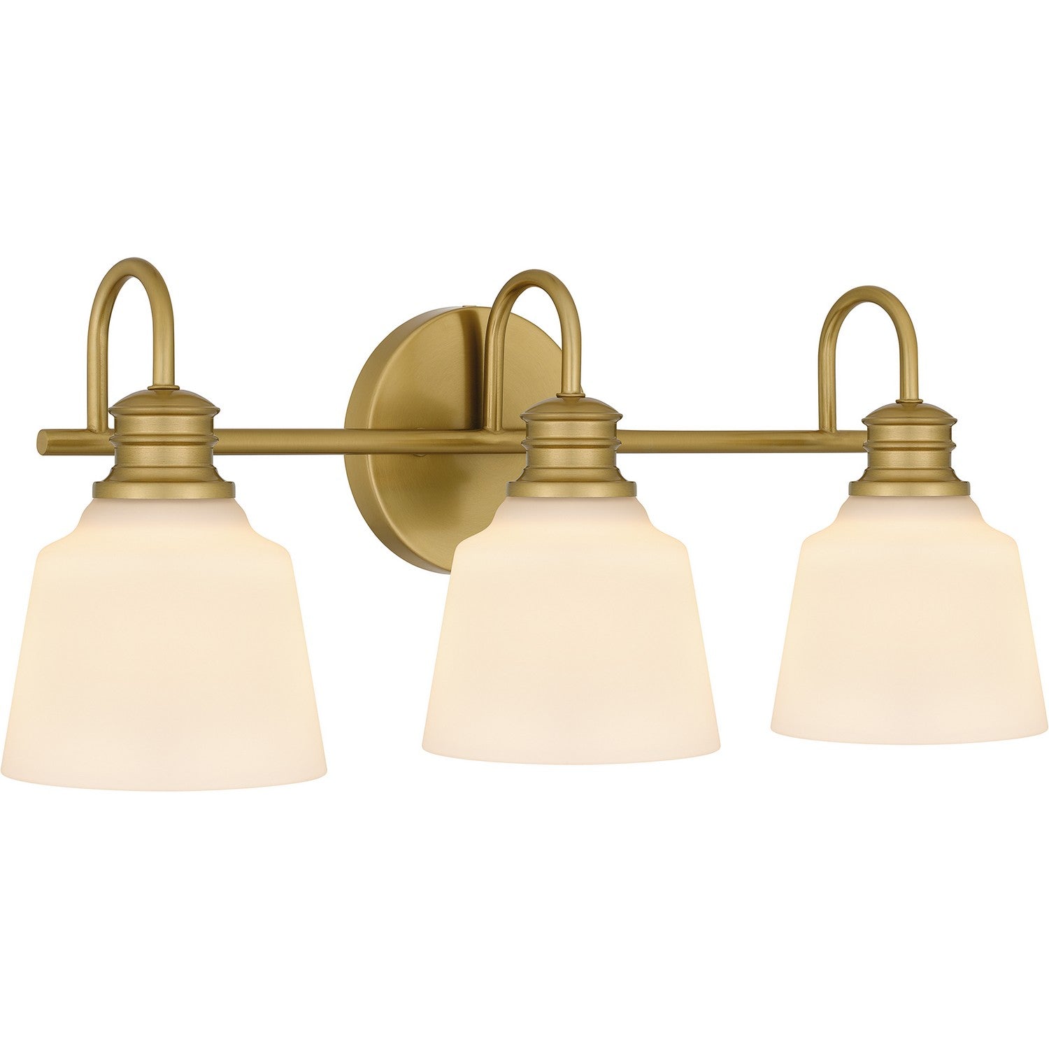 Quoizel - HIN8622AB - Three Light Bath - Hinton - Aged Brass