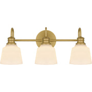 Quoizel - HIN8622AB - Three Light Bath - Hinton - Aged Brass