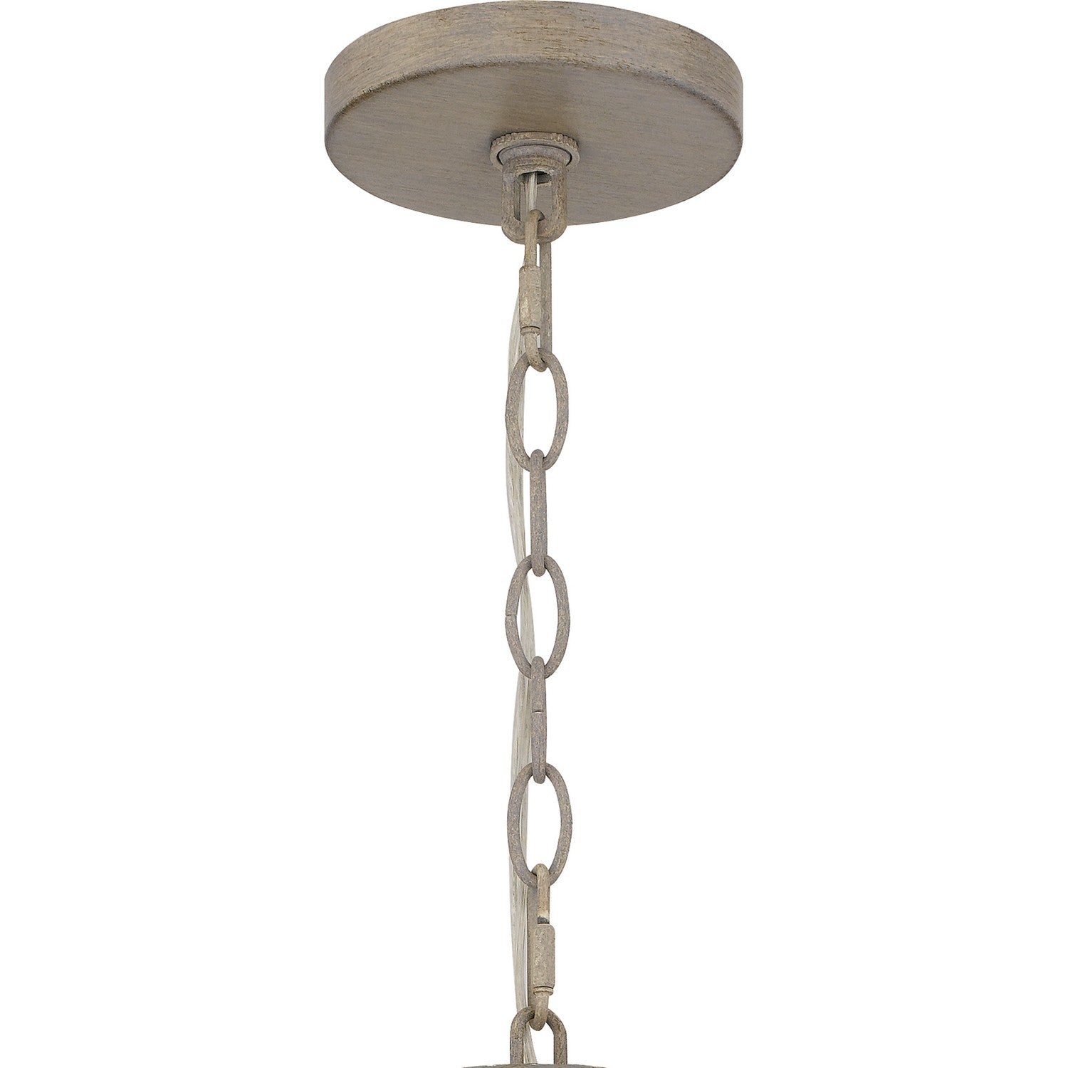 Quoizel - HLE2822DGW - Four Light Pendant - Hallie - Distressed Grey Wood