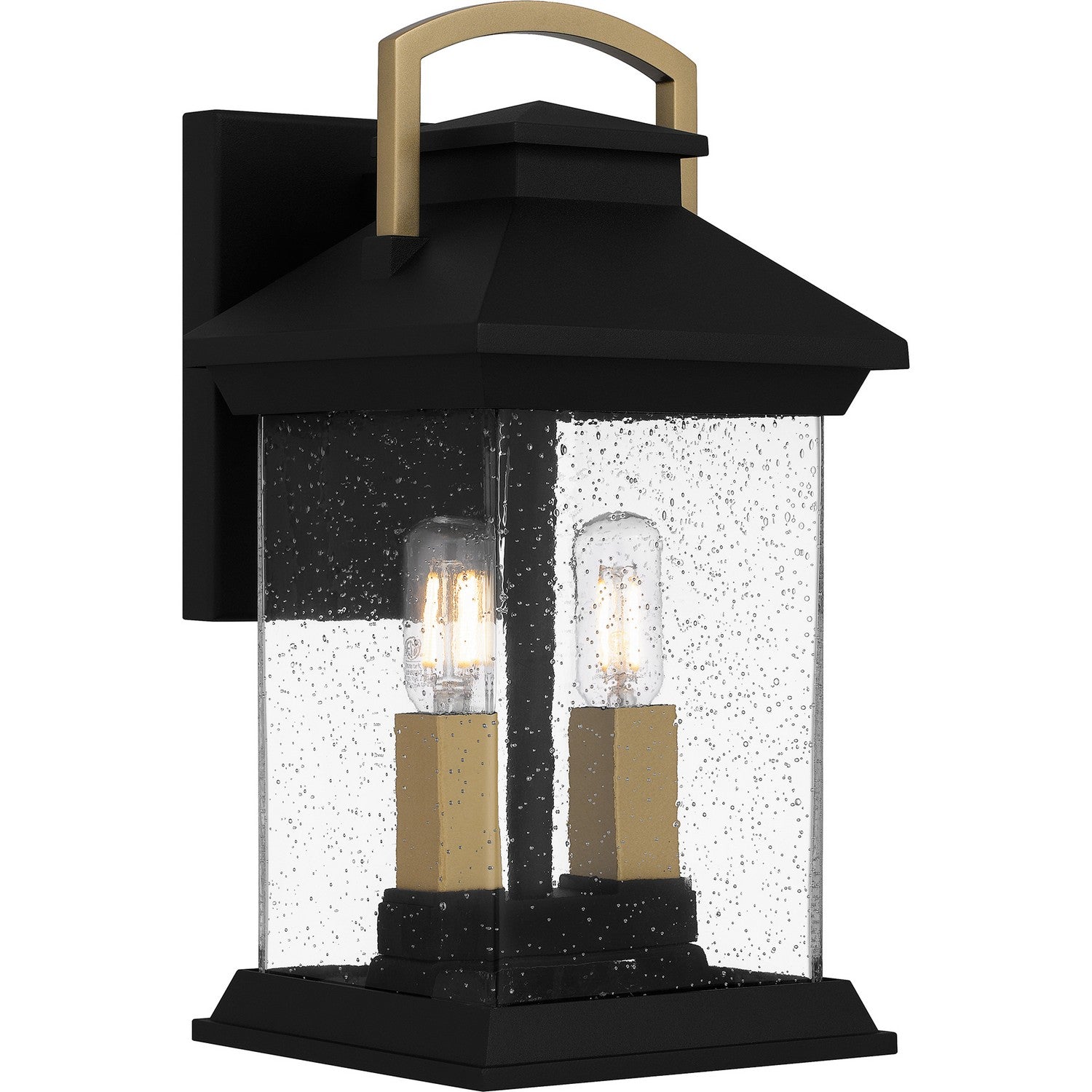 Quoizel - HND8206EK - Two Light Outdoor Wall Mount - Henderson - Earth Black