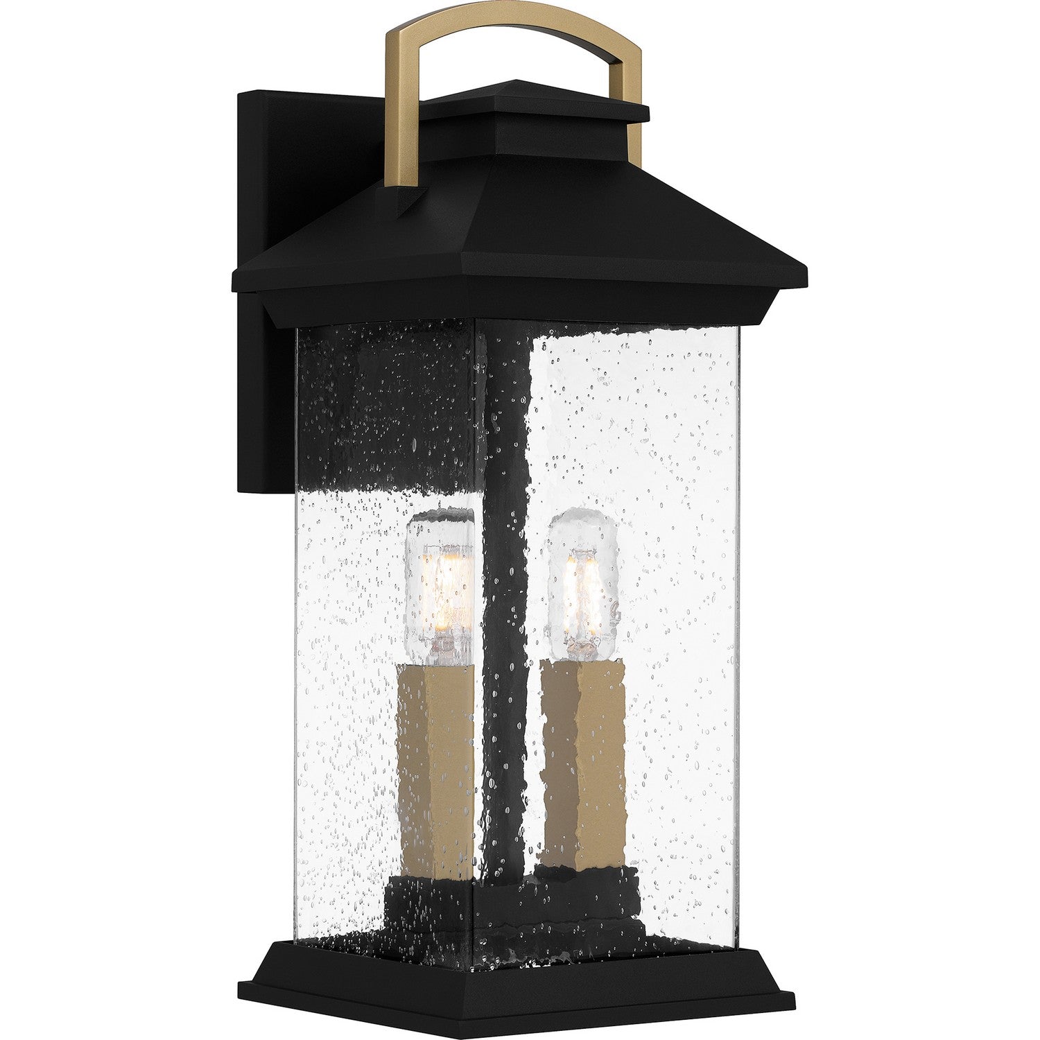 Quoizel - HND8306EK - Two Light Outdoor Wall Mount - Henderson - Earth Black