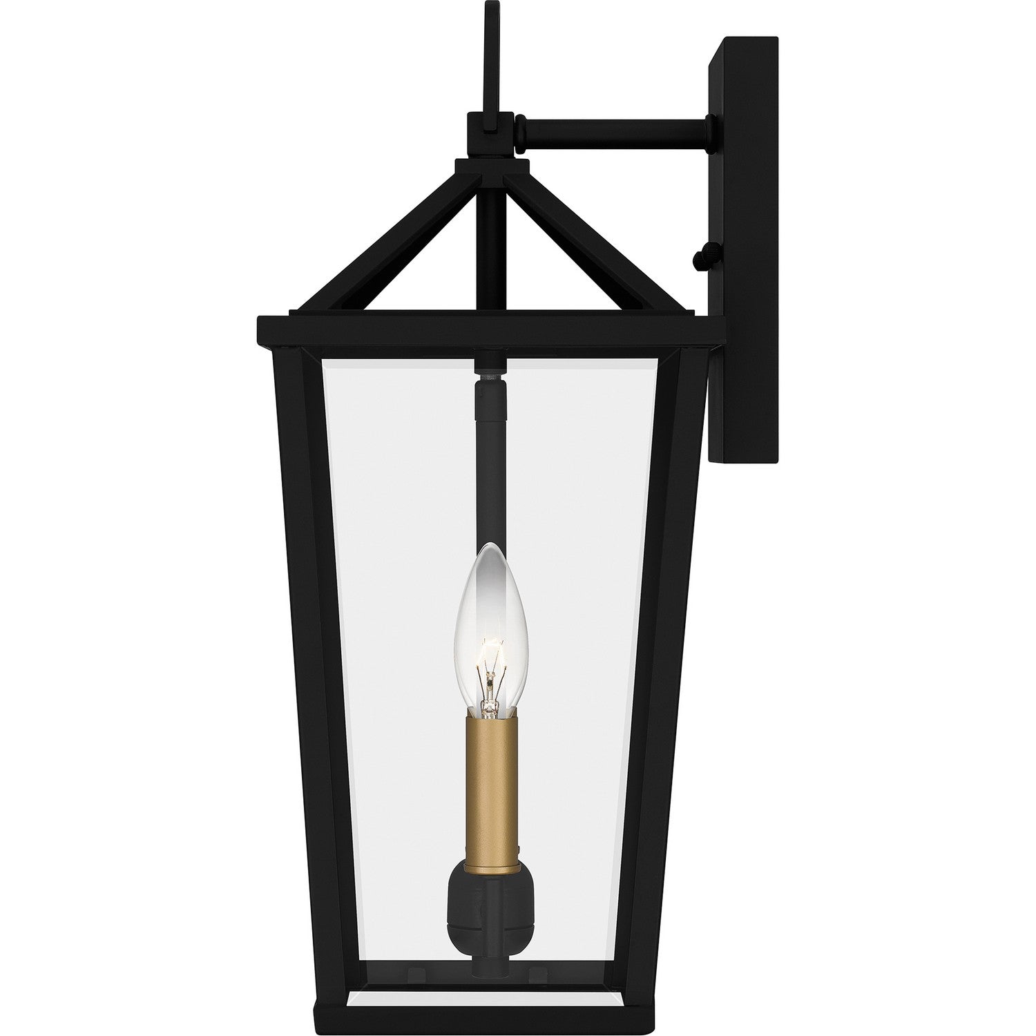 Quoizel - HUL8407MBK - Two Light Outdoor Wall Mount - Hull - Matte Black