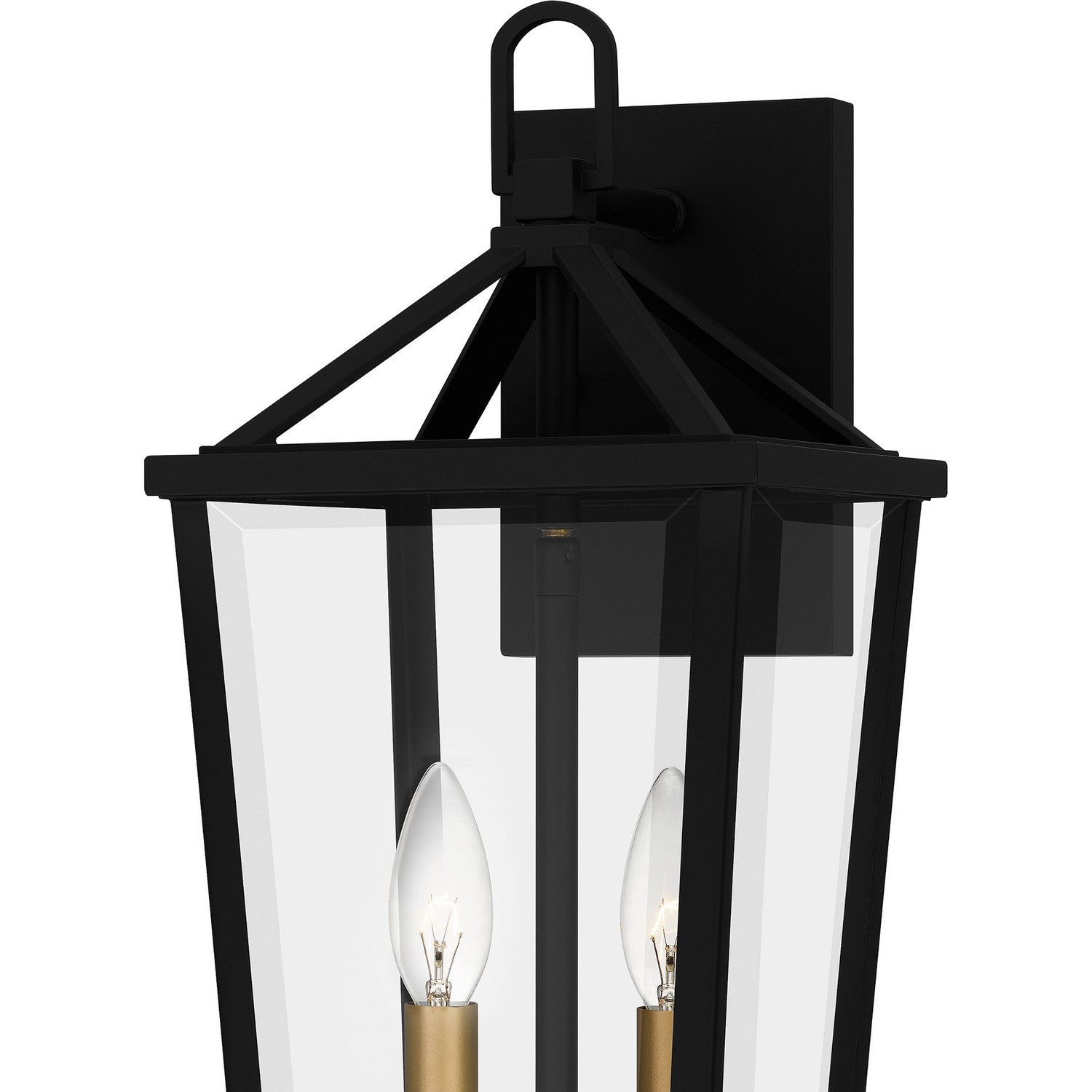 Quoizel - HUL8407MBK - Two Light Outdoor Wall Mount - Hull - Matte Black