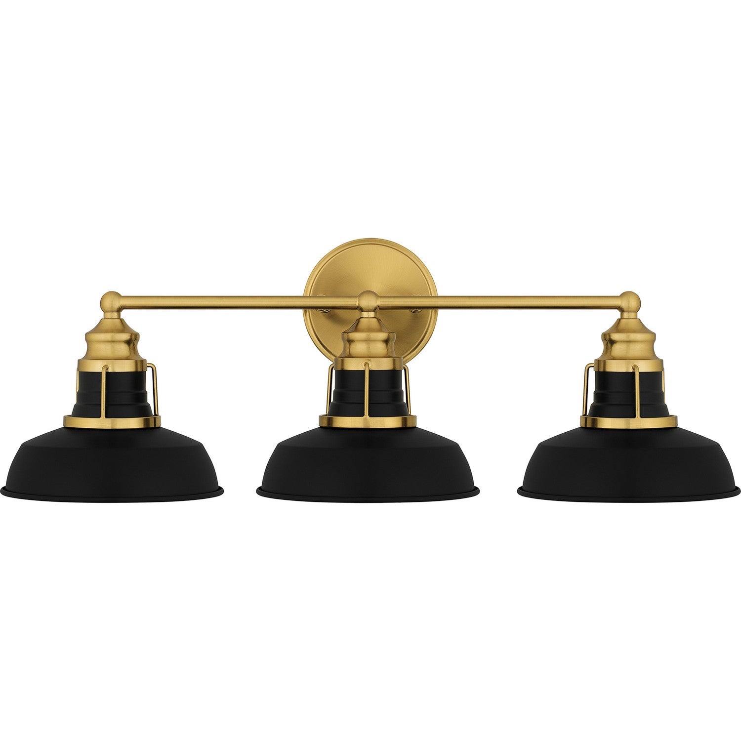 Quoizel - HUX8625AB - Three Light Bath - Huxley - Aged Brass